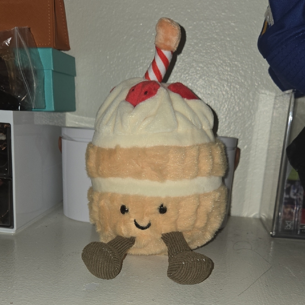 Plush Birthday Cake